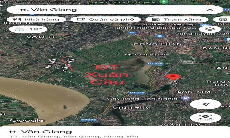 Cần bán lô đất siêu đẹp gần khu đấu giá Công Luận 2, TT. Văn Giang. Giá bán cho nhà đầu tư.