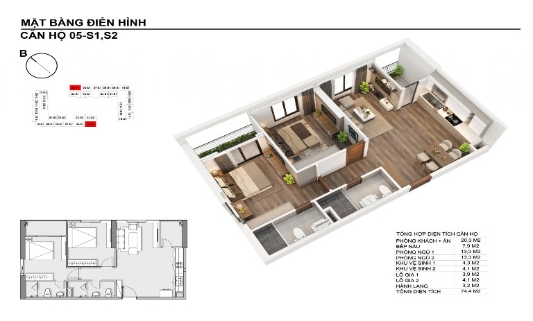 Tổng hợp Hàng bán và cho thuê Chung cư Hanhomes Blue Star Trâu Quỳ, Gia Lâm, Hà Nội.