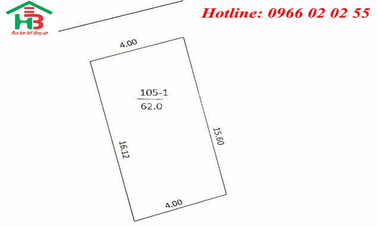 Cần bán mảnh 62m2 tại sát bìa làng phía đông giáp hồ điều hoà Phương Trạch.