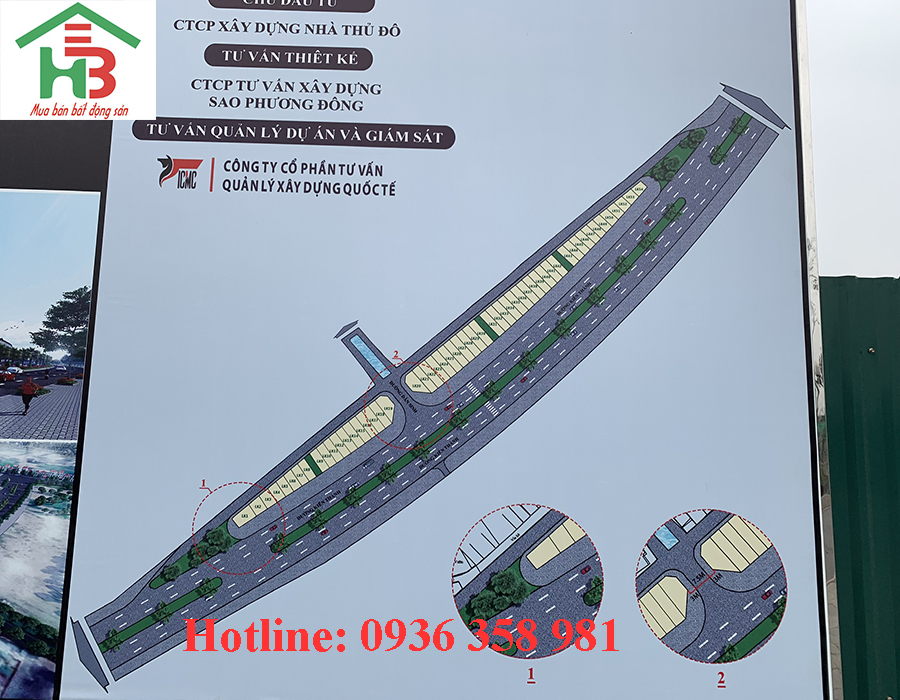 Bán suất ngoại giao Khu nhà ở liền kề Kiên Thành, Trâu Quỳ, Gia Lâm, Hà Nội. Mặt đường Lý Thánh Tông.