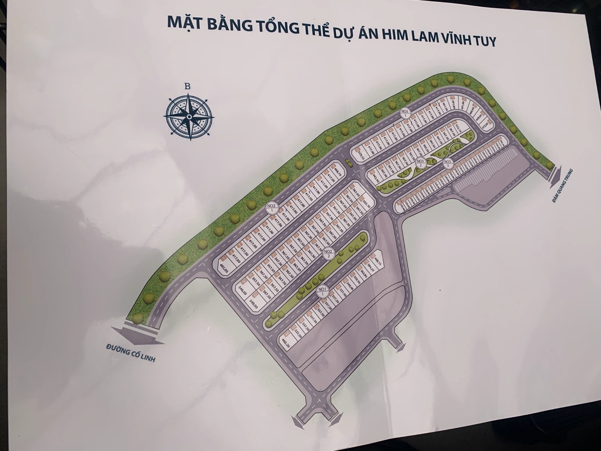 Cần bán 2 suất ngọai giao dự án HimLam Vĩnh Tuy view sấn gold Long Biên.