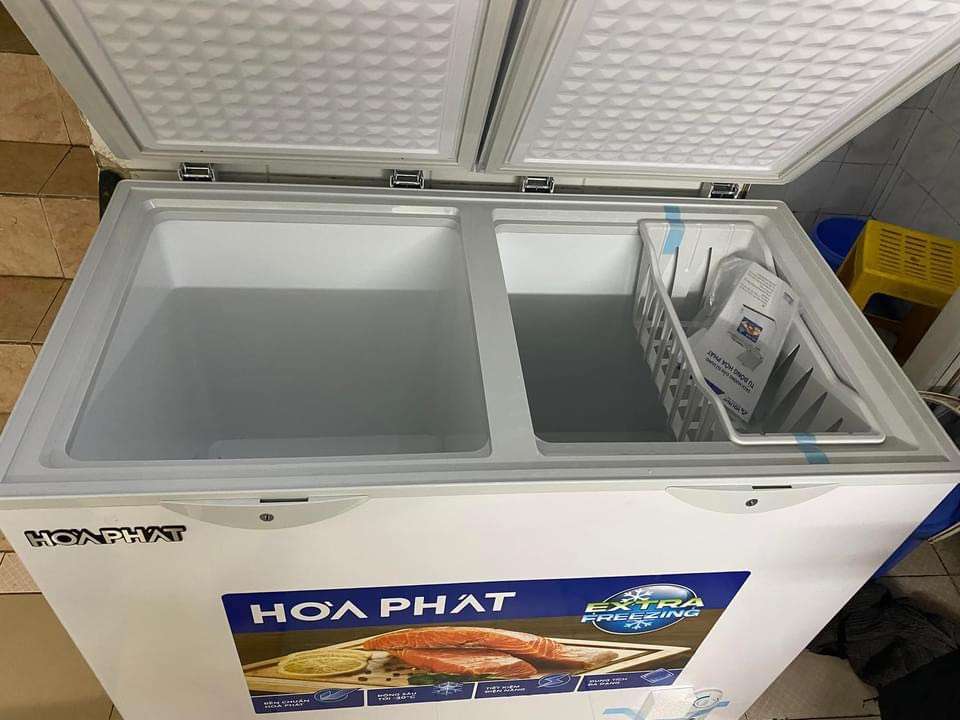 Giao tủ đông + mát hòa phát BD6205 tại số 17 ngõ 11 Trần thái tông - hà nội