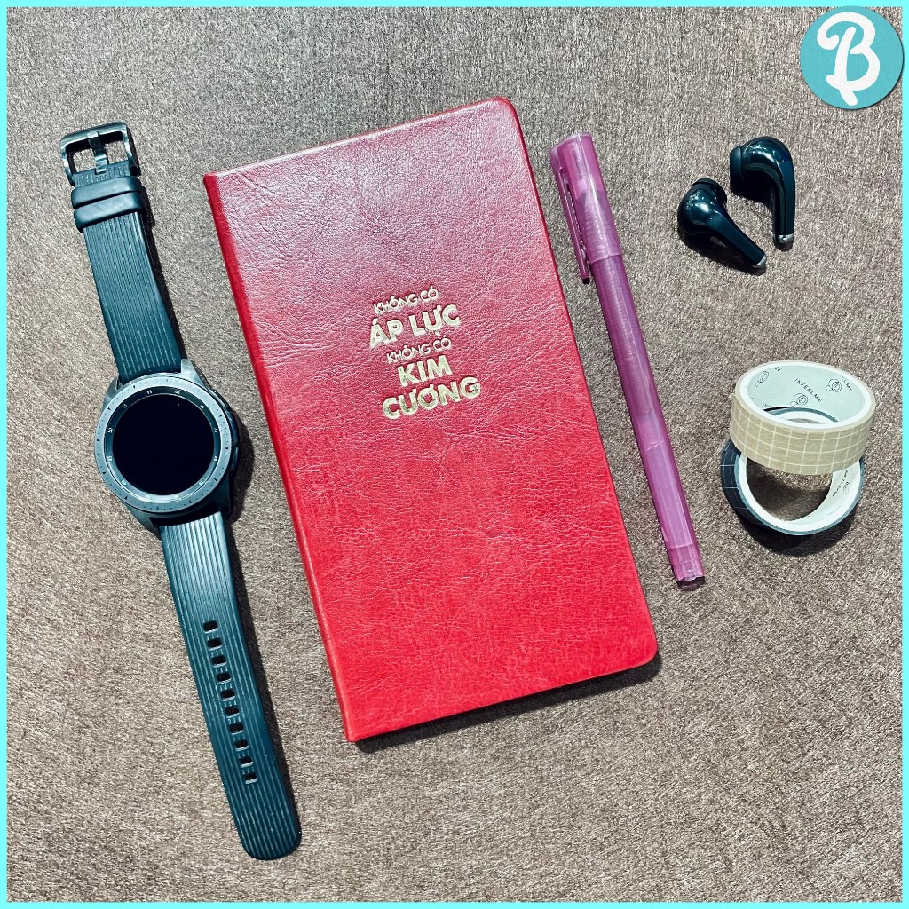 Sổ tay A6 bìa da cao cấp MAI-GP (4 màu, kẻ ngang, chấm dot), sổ bìa da ...