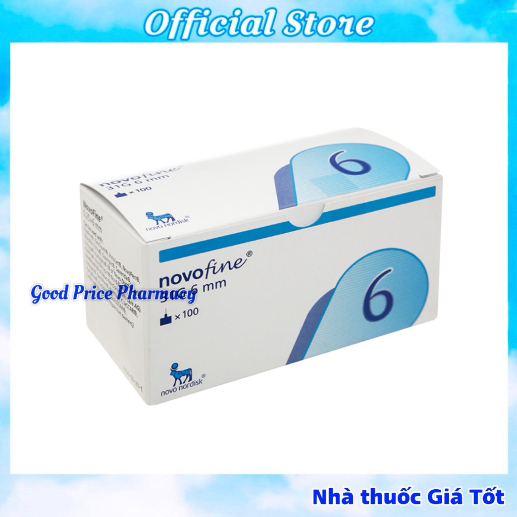 KIM TIÊM NOVOFINE 31G X 6MM DÀNH CHO BÚT TIÊM TIỂU ĐƯỜNG (HỘP 100 CÁI)
