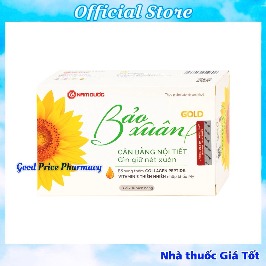 VIÊN UỐNG BẢO XUÂN GOLD HỘP 30 VIÊN