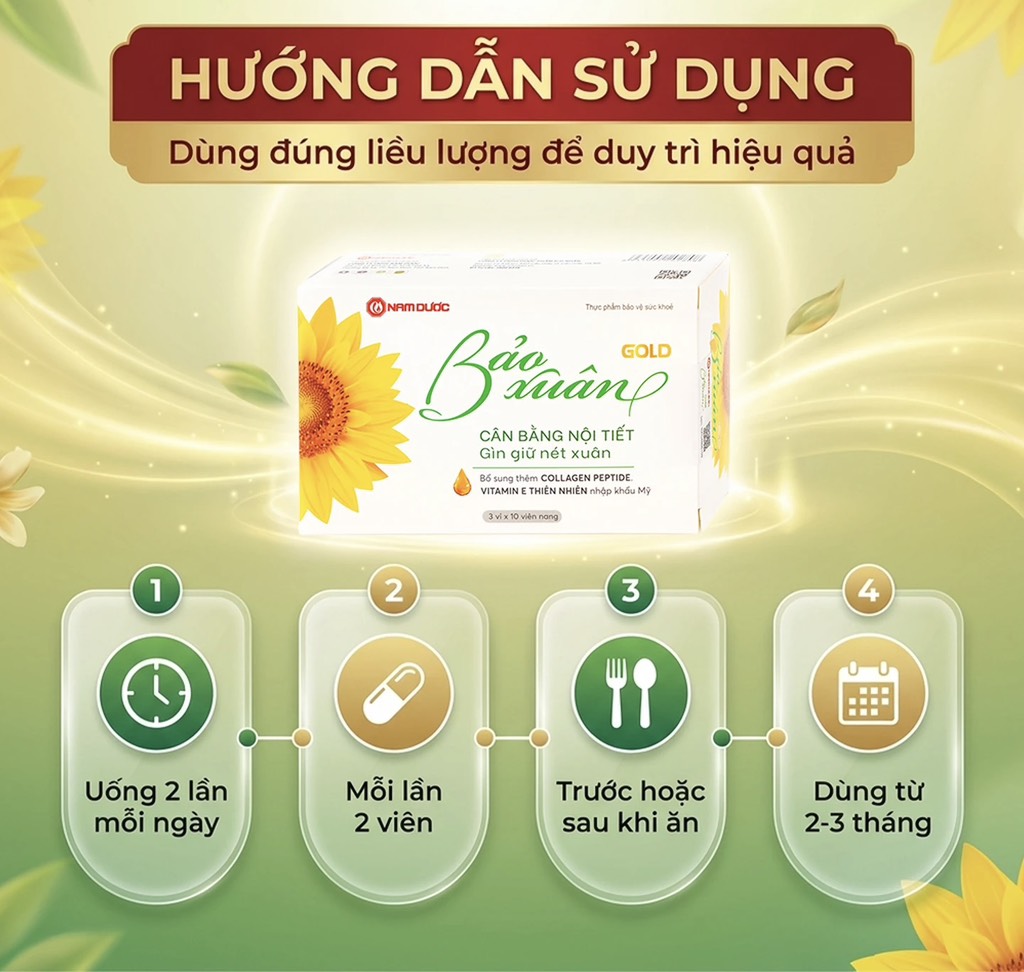 VIÊN UỐNG BẢO XUÂN GOLD HỘP 30 VIÊN