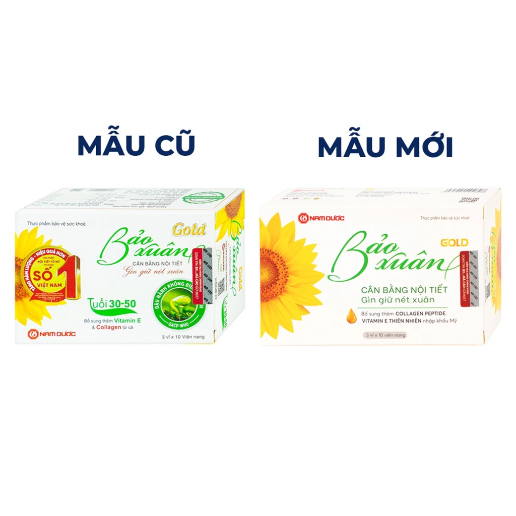 VIÊN UỐNG BẢO XUÂN GOLD HỘP 30 VIÊN