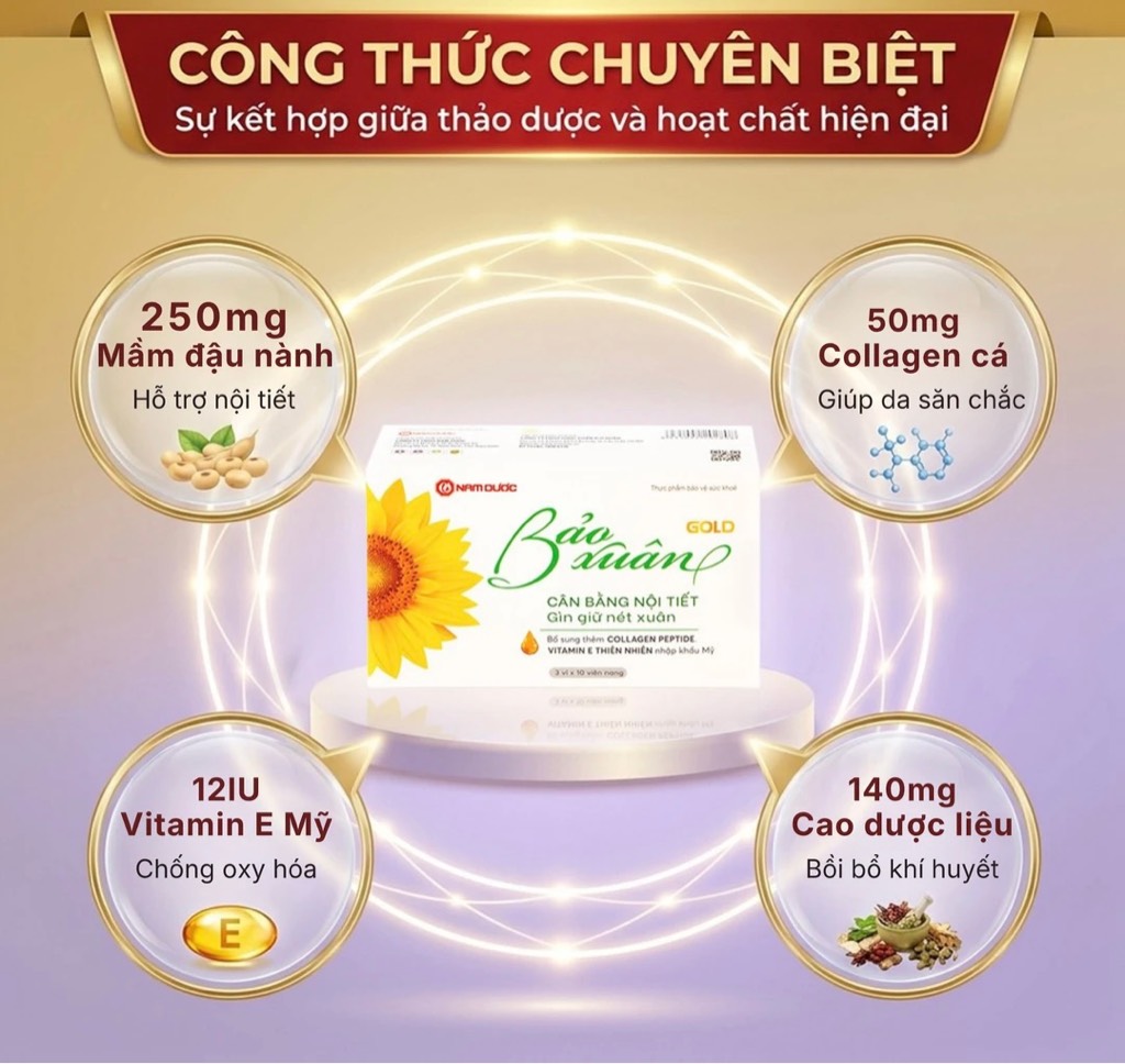 VIÊN UỐNG BẢO XUÂN GOLD HỘP 30 VIÊN