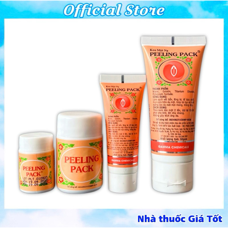 Gel Lột Mụn PEELING PACK Tiện Dụng