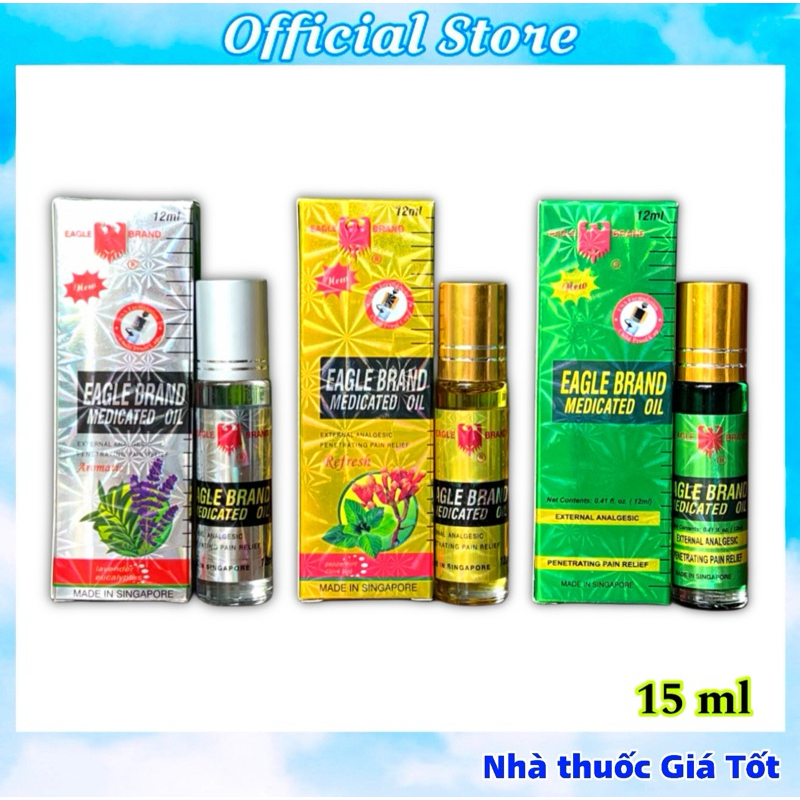 Dầu Lăn Con Ó Hàng Nội Địa Mỹ Chai 12ml
