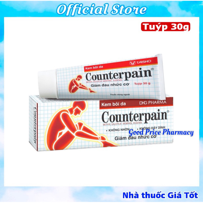 Cao Xoa Bóp Counterpain Tuýp 30g Hàng Chính Hãng Có Tem Tiếng Việt