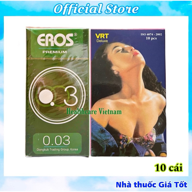 [CHE TÊN] Hộp 10 Cái Bao Cao Su Siêu Bôi Trơn