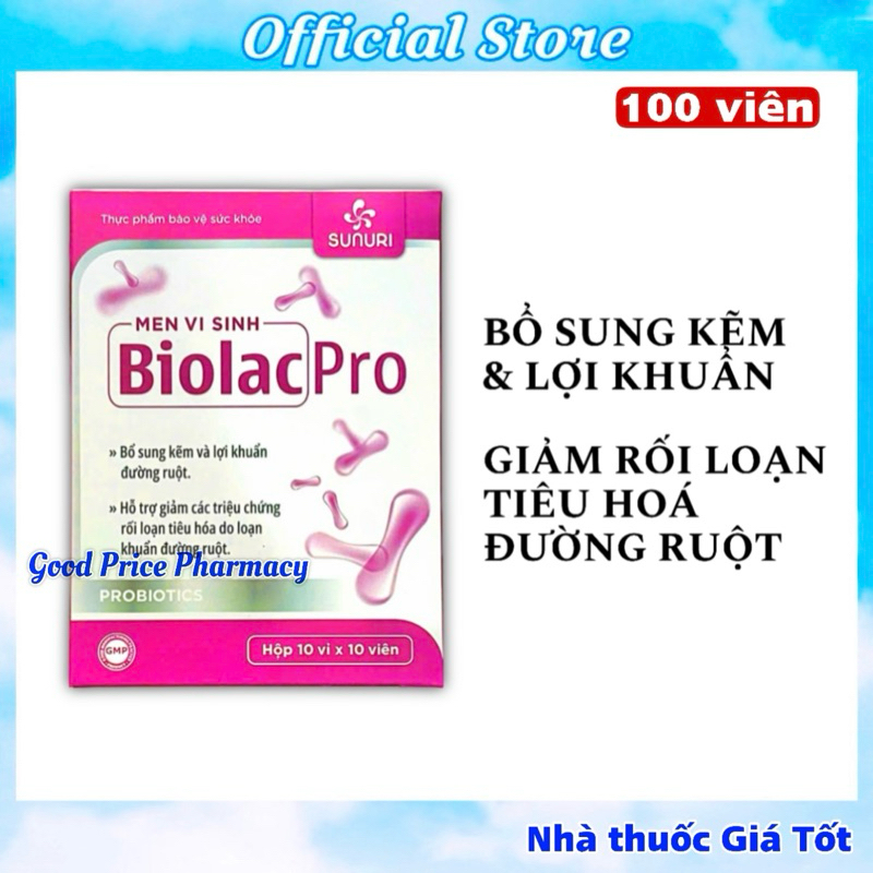 Men Vi Sinh Biolac Pro Giúp Giảm Các Triệu Chứng Rối Loạn Tiêu Hoá