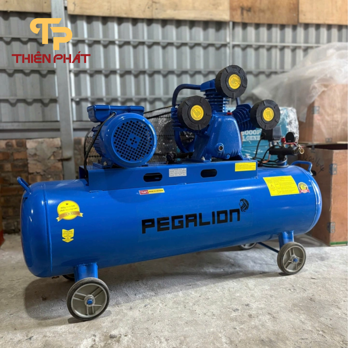 MÁY NÉN KHÍ DÂY ĐAI PEGALION TM-W-0.36/8-330L(220V)