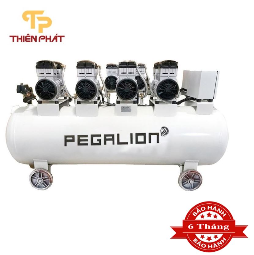 MÁY NÉN KHÍ KHÔNG DẦU, GIẢM ÂM MODEL TM-OF1100X4-330L PEGALION