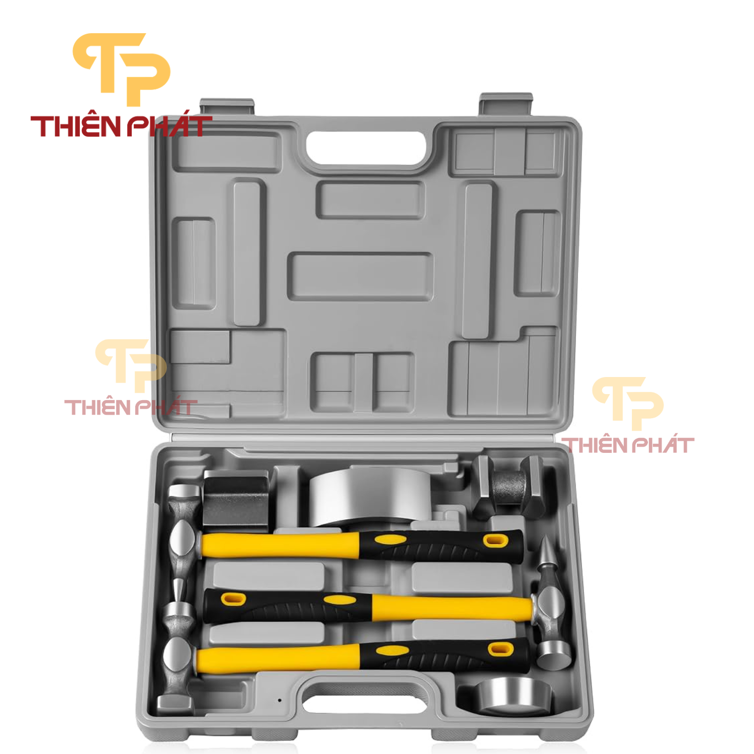 Bộ 7 Món Búa Đe Nắn Vỏ Ô Tô – Dụng Cụ Sửa Chữa Thân Xe Chuyên Nghiệp TP 1546