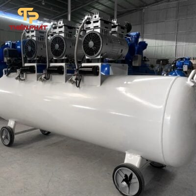MÁY NÉN KHÍ KHÔNG DẦU, GIẢM ÂM MODEL TM-OF1100*3-180L PEGALION