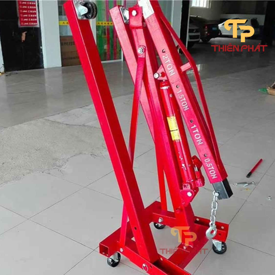 Cẩu móc động cơ 2 tấn Thiên Phát TP04
