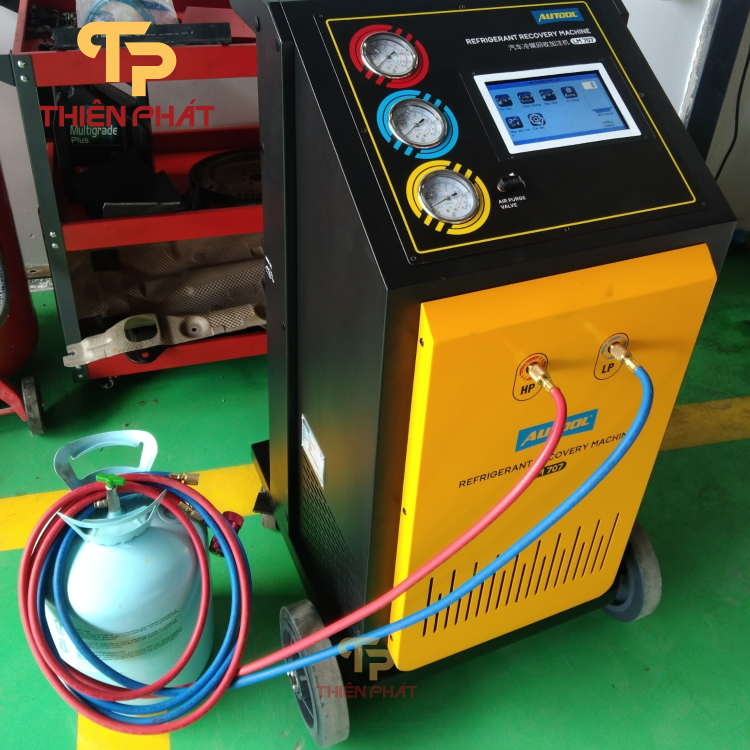 Máy Nạp Ga Điều Hòa Ô Tô Tự Động AUTOOL LM707