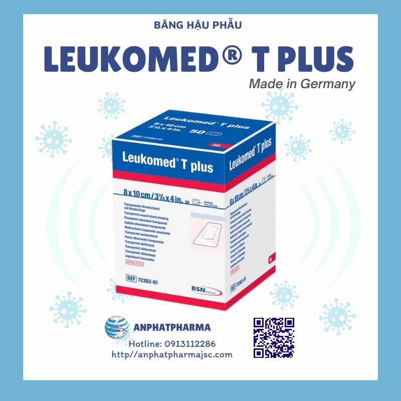 LEUKOMED® T PLUS-8cm*10cm-BĂNG HẬU PHẪU CÓ GẠC VÔ TRÙNG