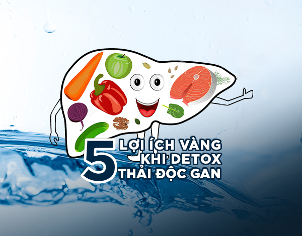 Detox là gì? 5 Lợi ích vàng của việc detox gan trong cơ thể