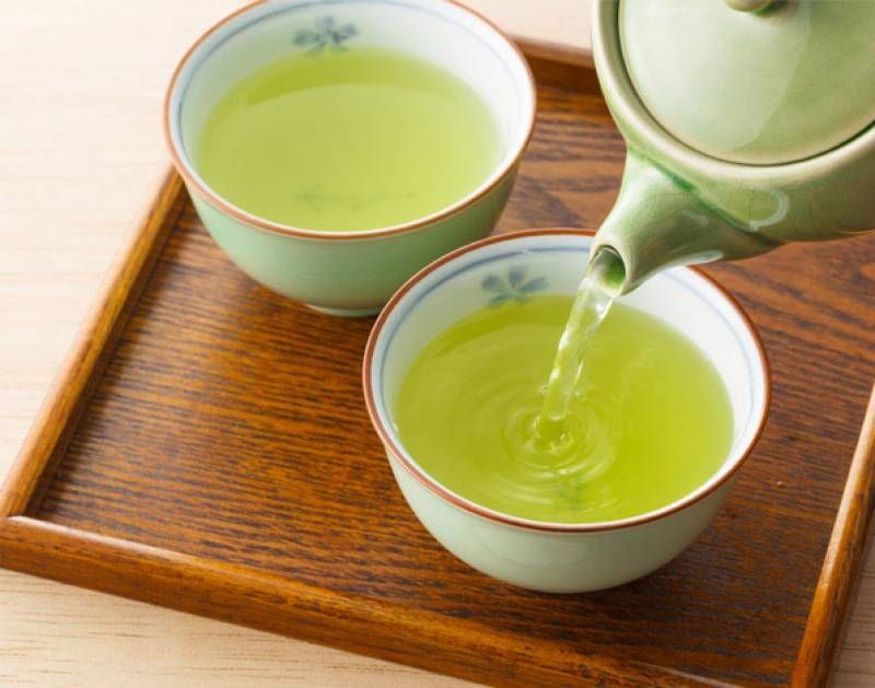 Nước trà xanh ngừa lão hóa