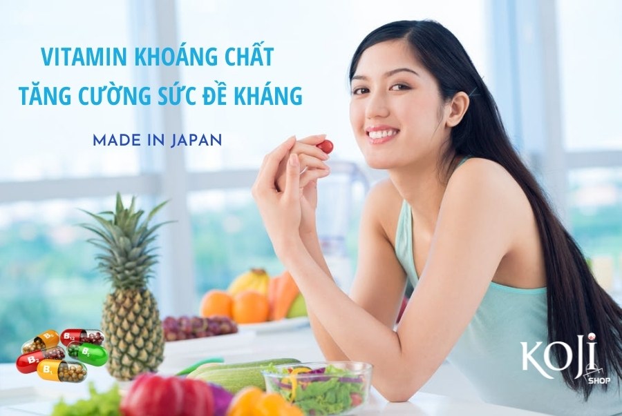 Vitamin Tổng hợp - Khoáng chất làm đẹp tăng cường sức đề kháng