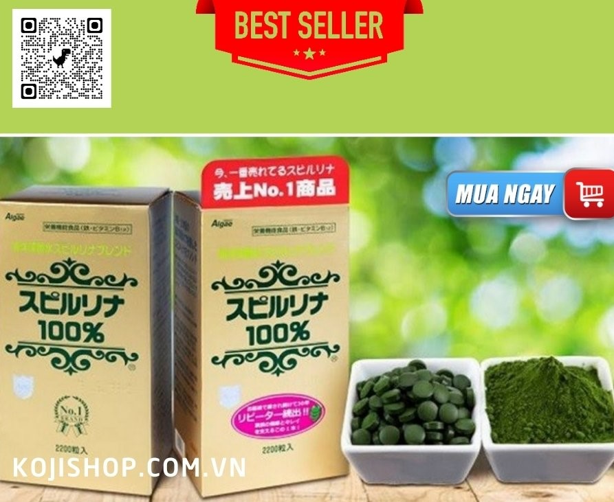 Viên Tảo xoắn Nhật Bản 