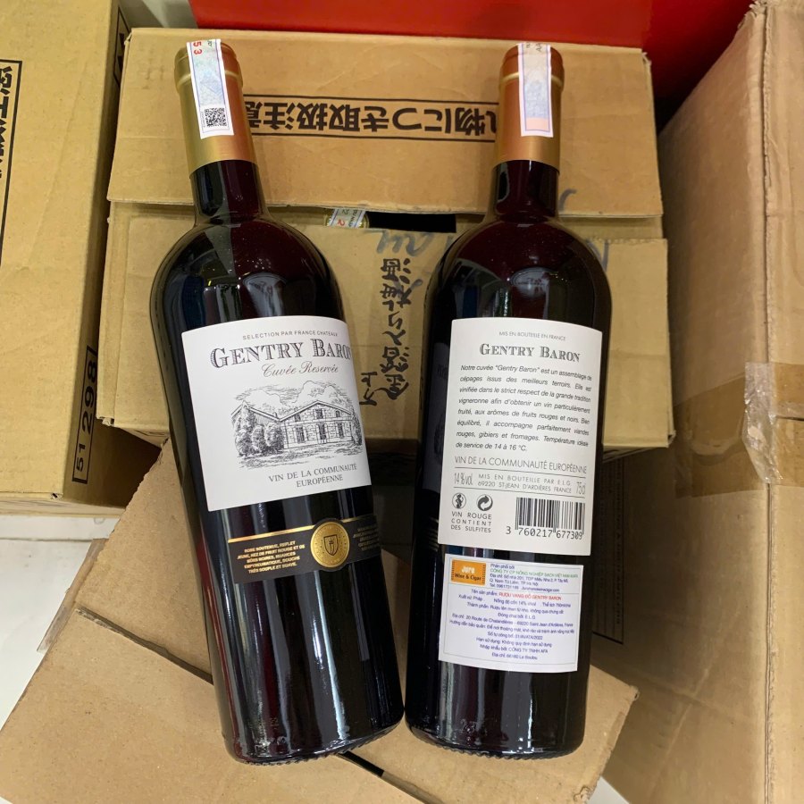 Rượu vang đỏ Gentry Le Baron750ml