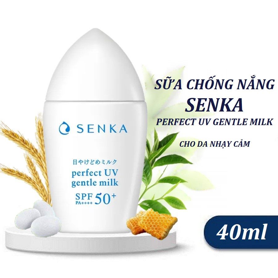 Sữa chống nắng Senka Perfect Gentle milk cho da nhạy cảm SPF 50+ PA ...