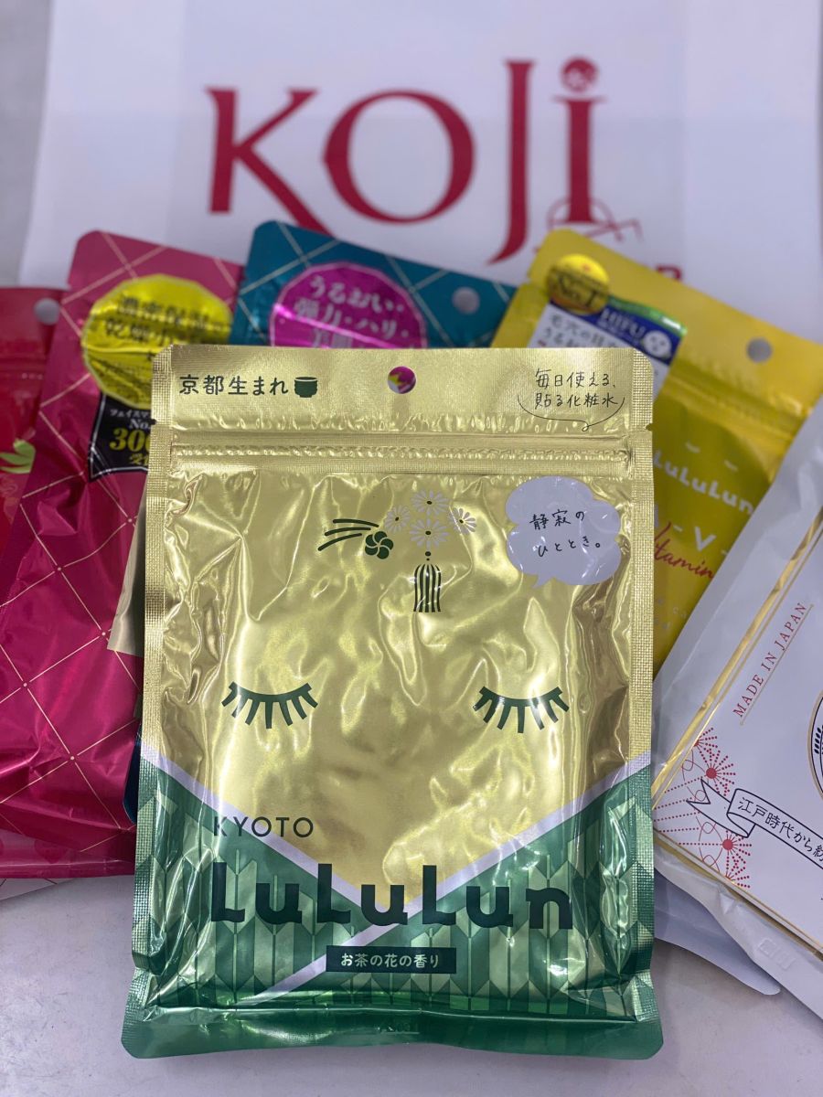 Mặt nạ giấy Lululun Kyoto Tea Flower gói 7 miếng