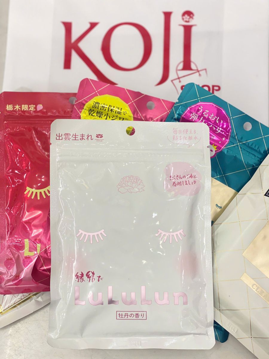 Mặt nạ giấy Lululun chống lão hóa hương hoa mẫu đơn gói 7 miếng