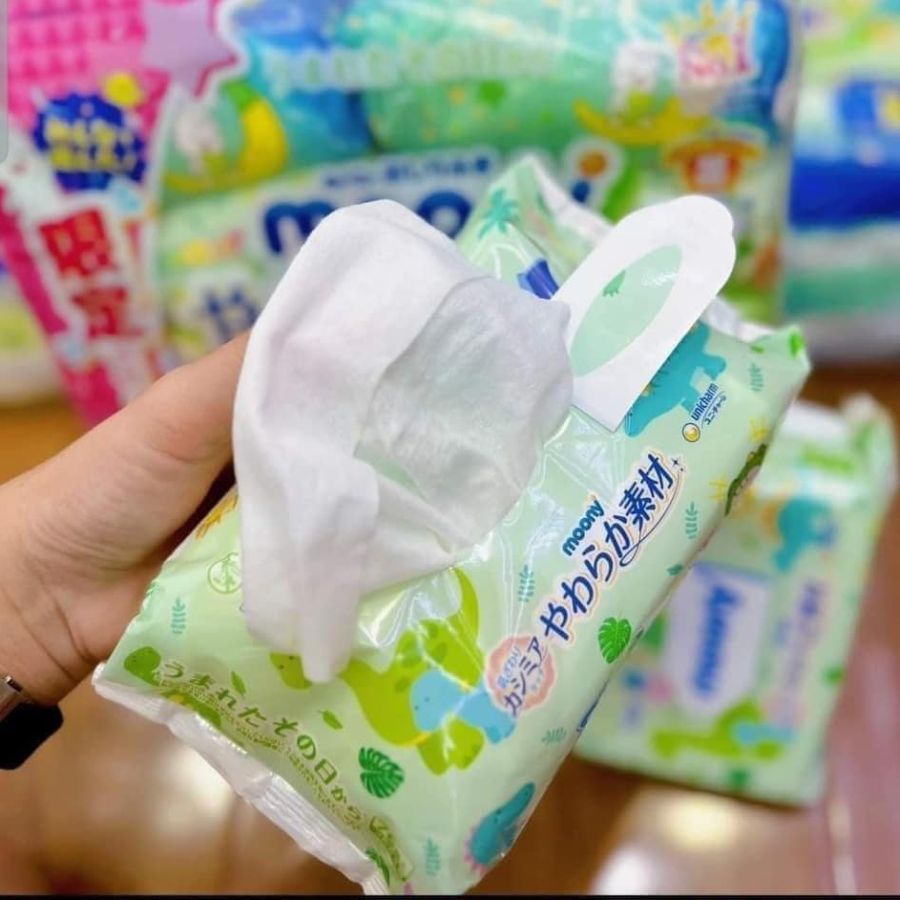 Khăn giấy ướt Moony 76 tờ