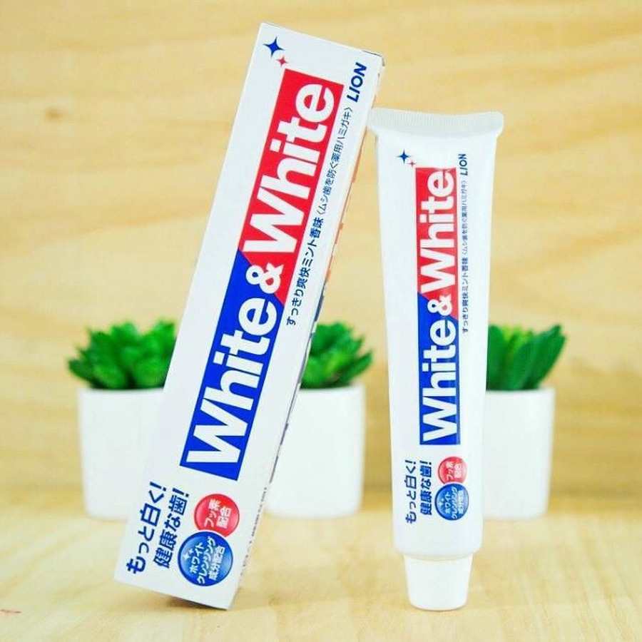 Răng miệng Kem đánh răng Lion White & White tuýp 150g