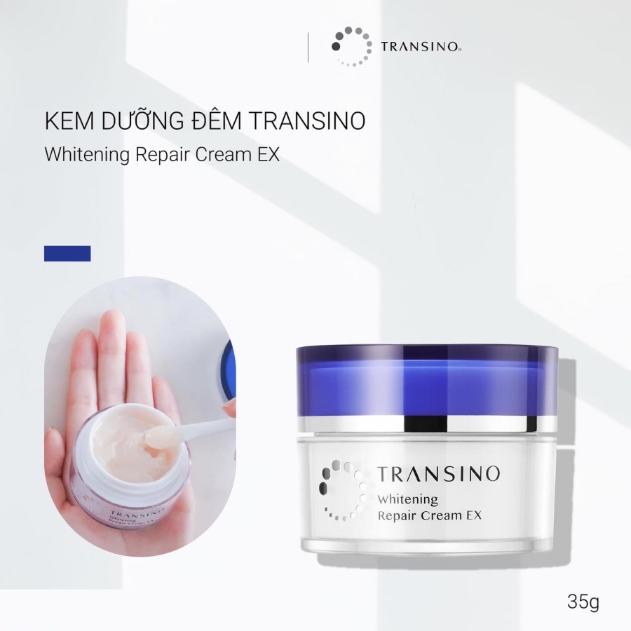 Kem dưỡng trắng da Transino Whitening Repair Cream EX 35g