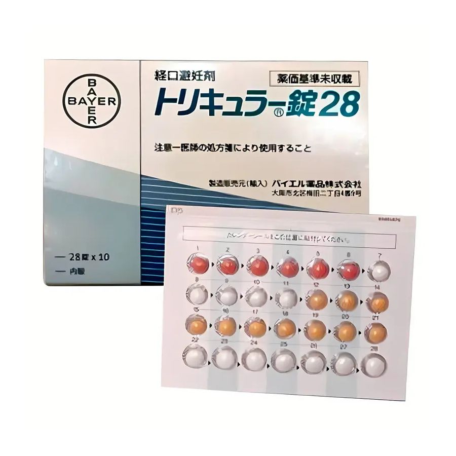 Viên uống tránh thai hàng ngày Triquilar Bayer vỉ 28 viên