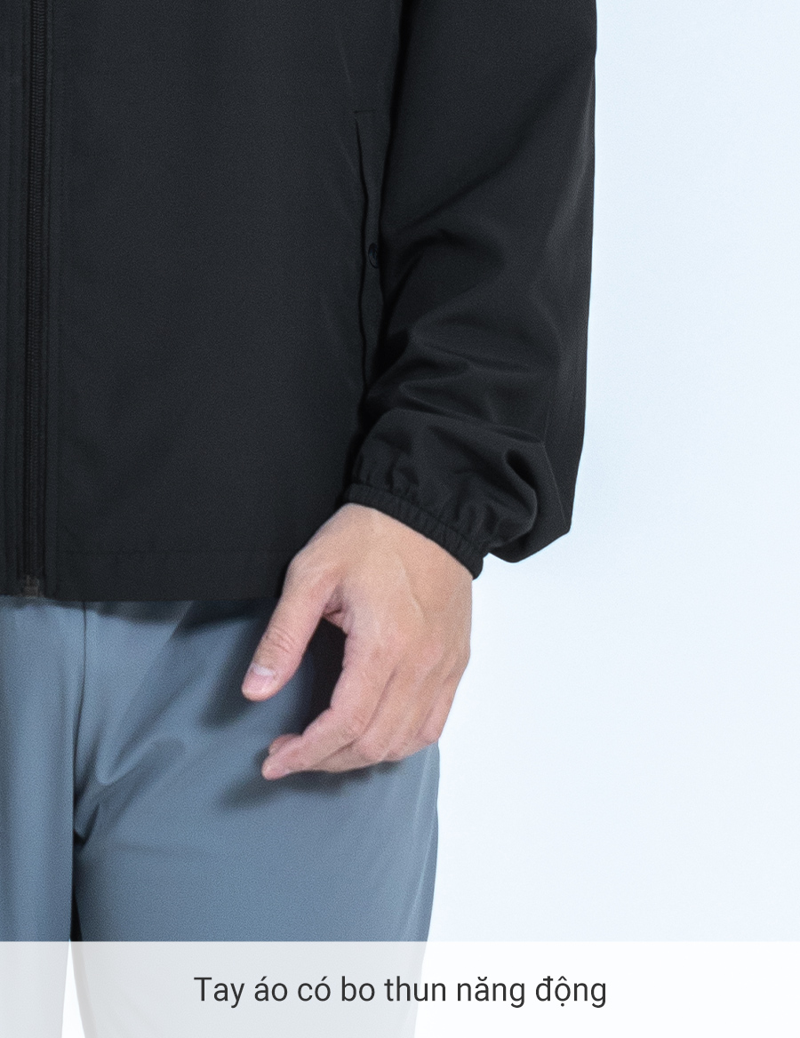 Áo khoác chống nắng nam UV100 Suptex-Cool AA24120 mỏng nhẹ