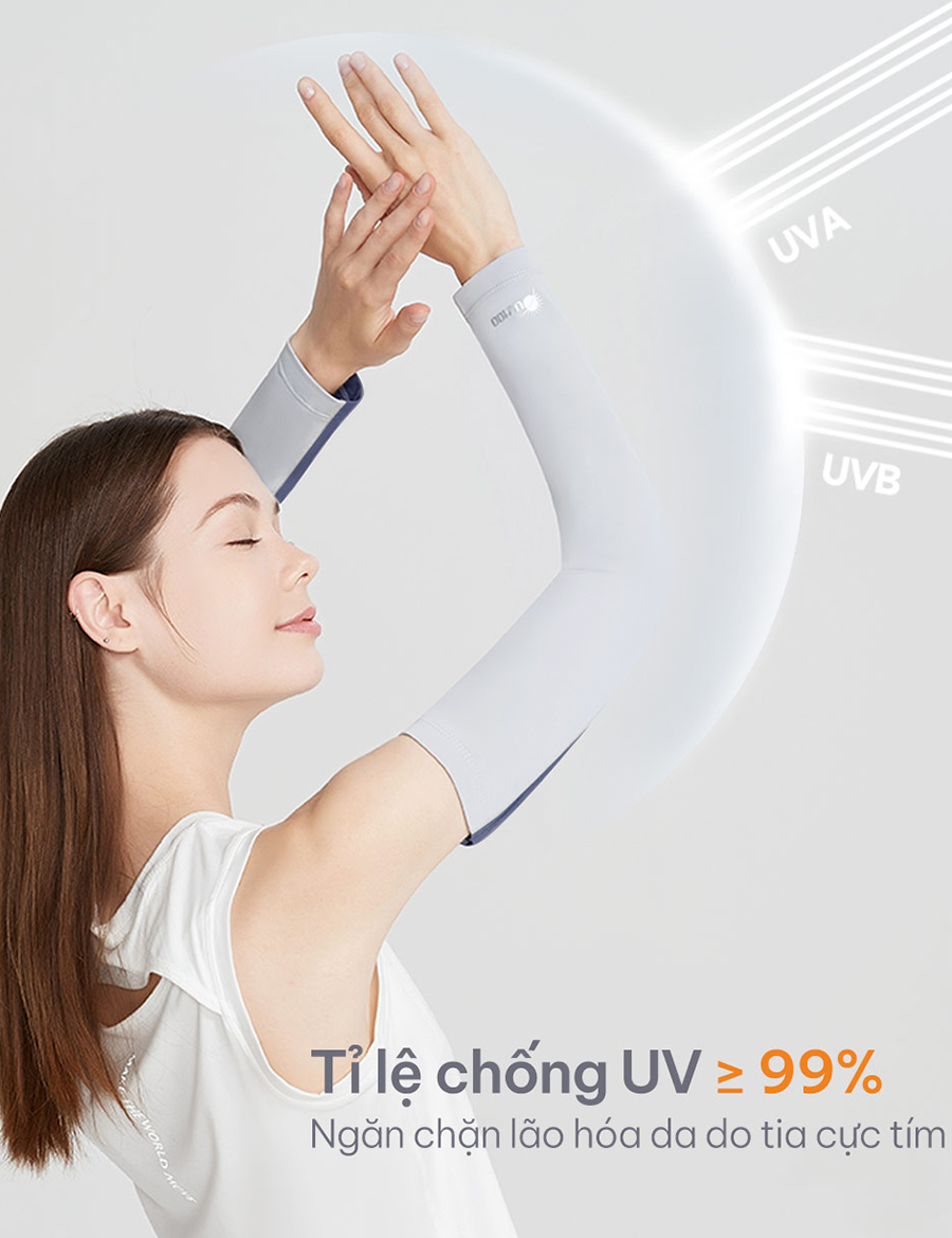 Ống tay chống nắng Unisex UV100 Apex-Cool KA23310