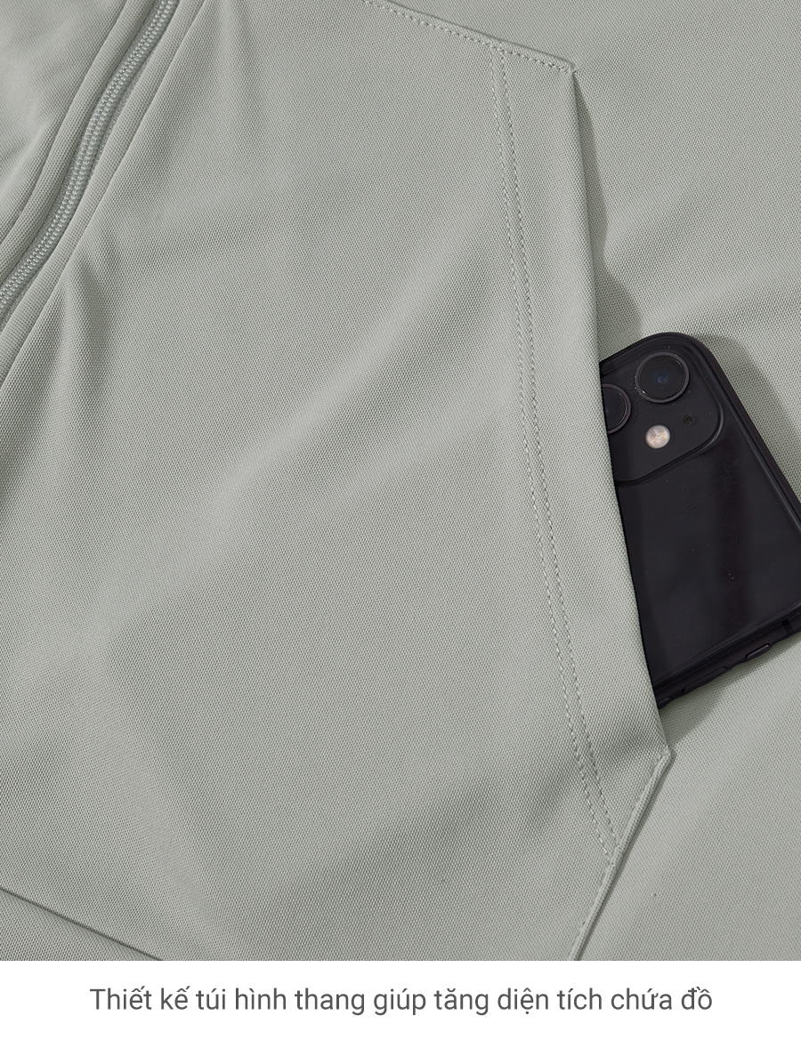Áo khoác chống nắng nam UV100 Apex-Cool AA24126 mỏng nhẹ thoáng mát