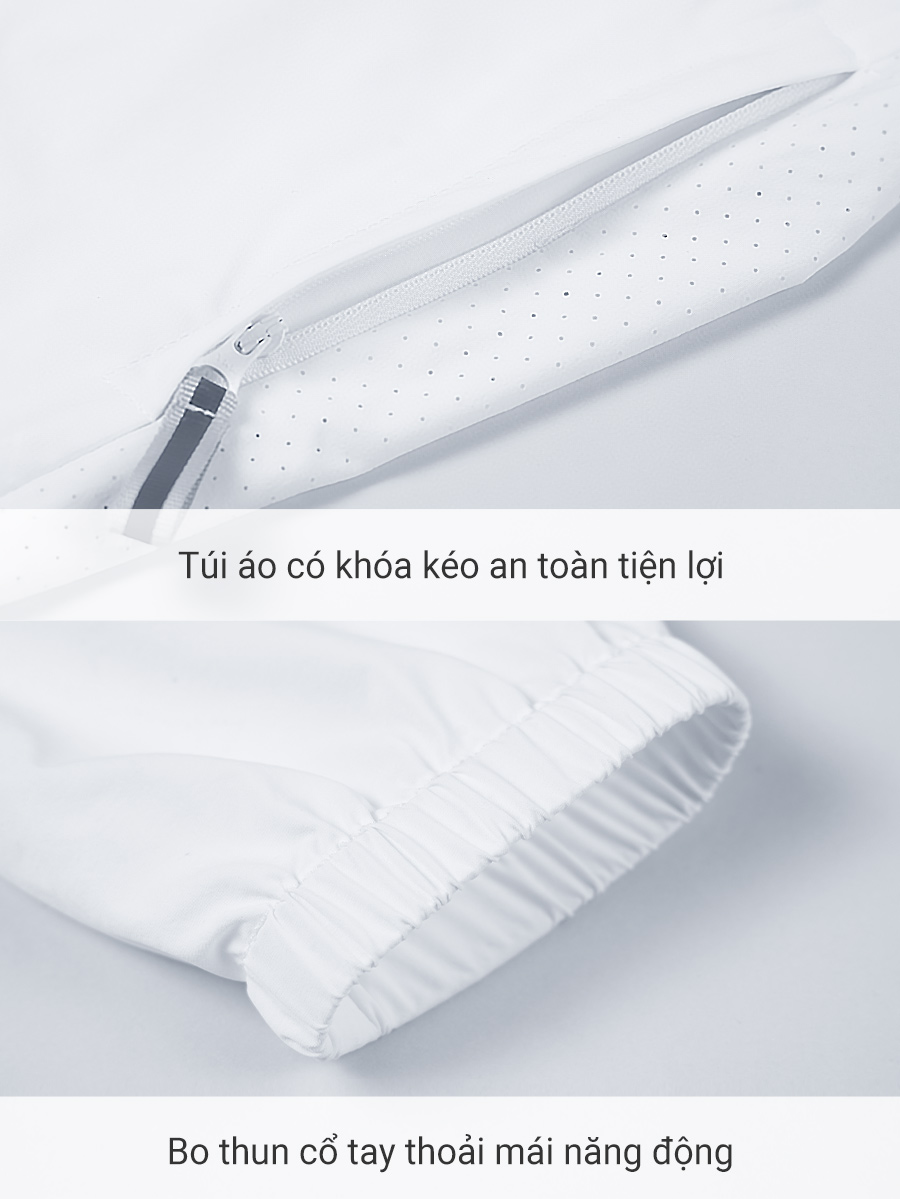 Áo khoác chống nắng thể thao nam UV100 Suptex-Cool AA24112