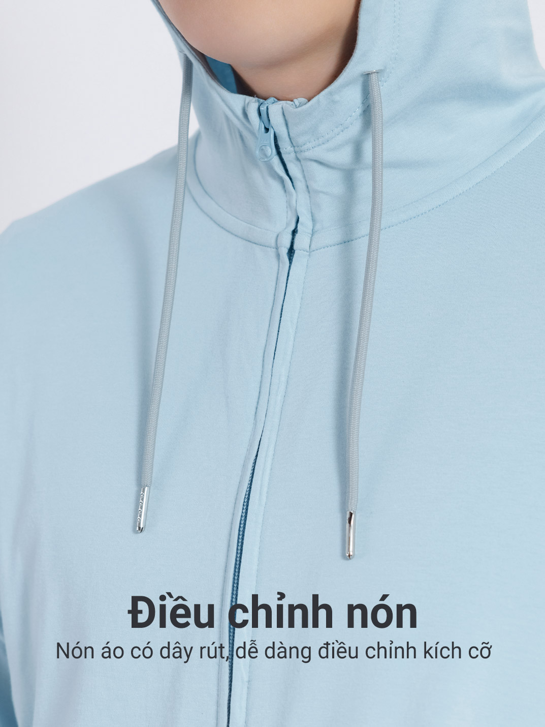 Áo khoác chống nắng nam UV100 Apex-Cool AA24087 vải cotton lụa mịn mát