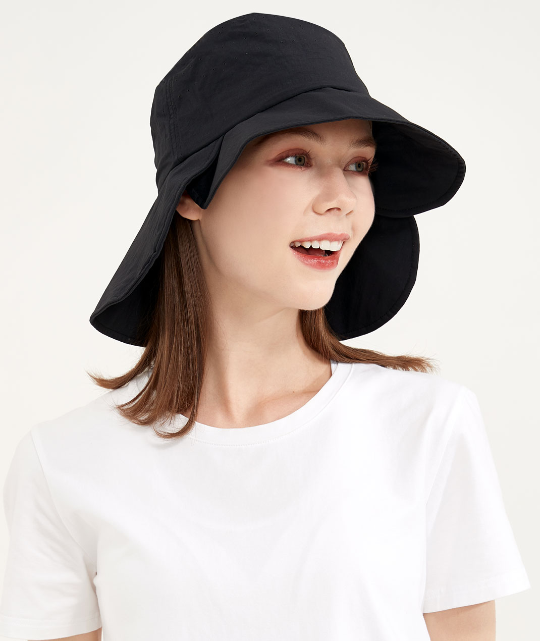 Nón chống nắng rộng vành unisex chất liệu thoáng mát UV100 ME22352