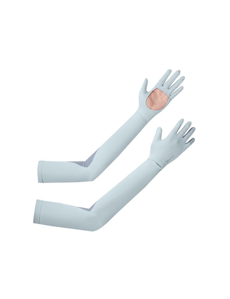 Găng tay chống nắng dài hở lòng bàn tay UV100 Apex-Cool KA23340