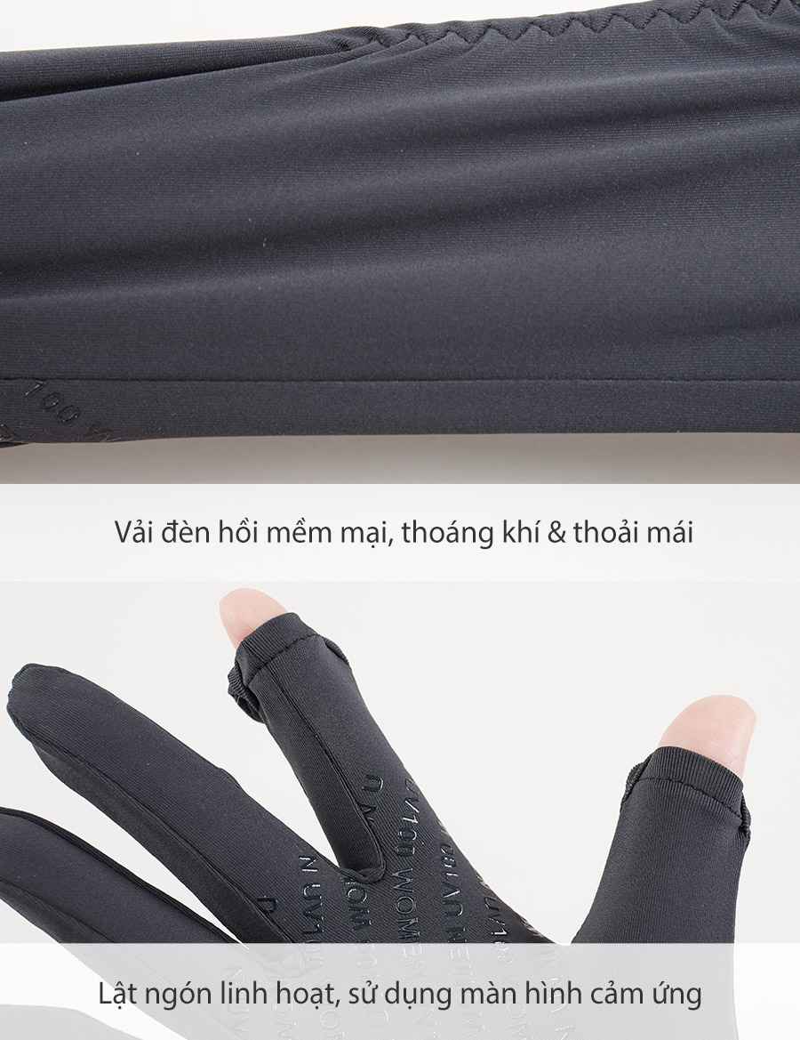 Găng tay chống nắng nữ UV100 Apex-Cool+ KD23412