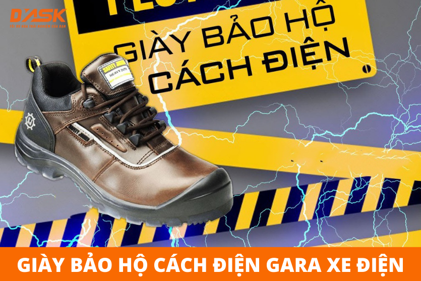 Giày bảo hộ cách điện Jogger 18KV dành cho thợ sửa xe ô tô điện