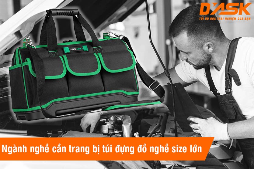 4 ngành nghề cần trang bị túi đựng đồ nghề size lớn