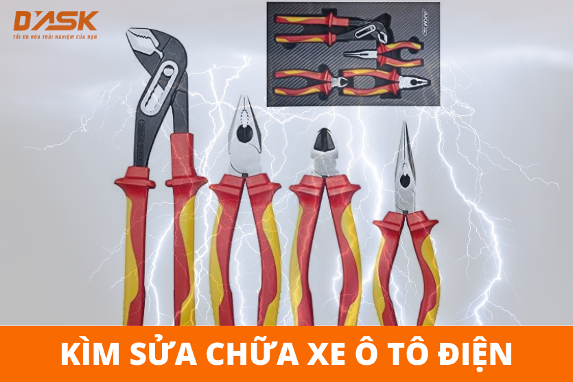 Các loại kìm sửa chữa xe ô tô điện, xe hybrid thông dụng