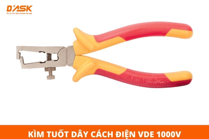 Cách sử dụng kìm tuốt dây điện cách điện VDE 1000V