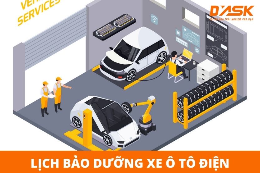 Lịch bảo dưỡng xe ô tô điện theo mốc thời gian