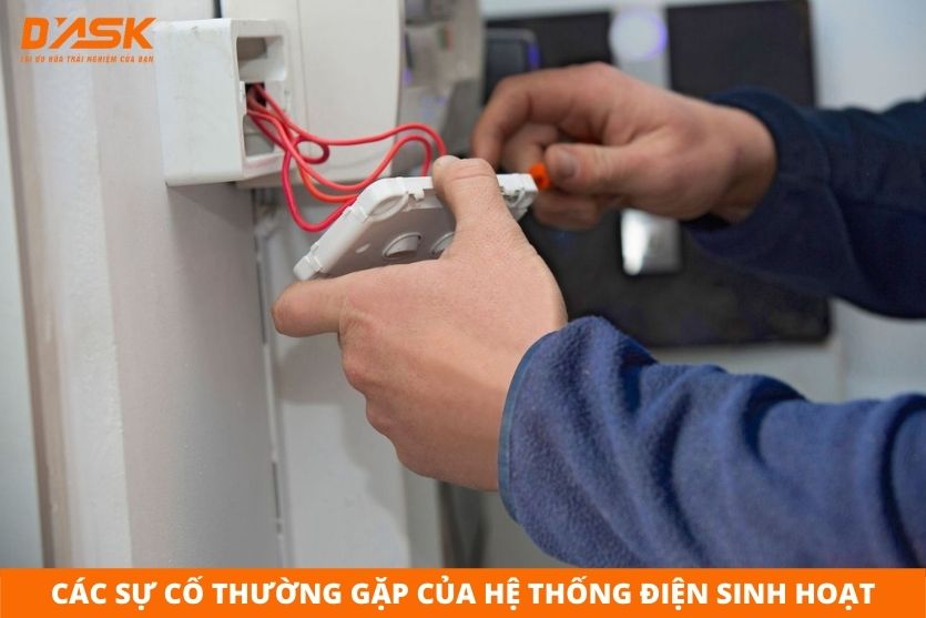 Các sự cố thường gặp của hệ thống điện sinh hoạt gia đình